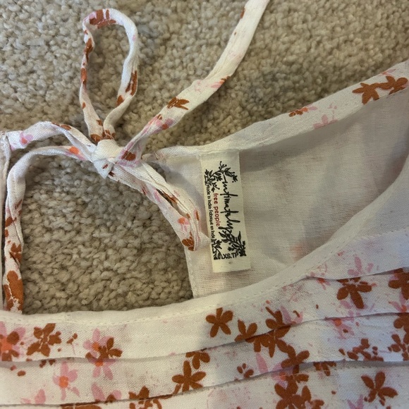 Free People Tops - Free People Floral Bodysuit - Pink and Brown